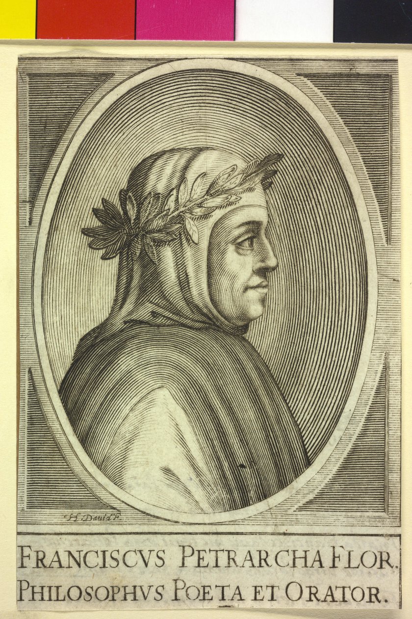 Francesco Petrarca von Artist Unknown