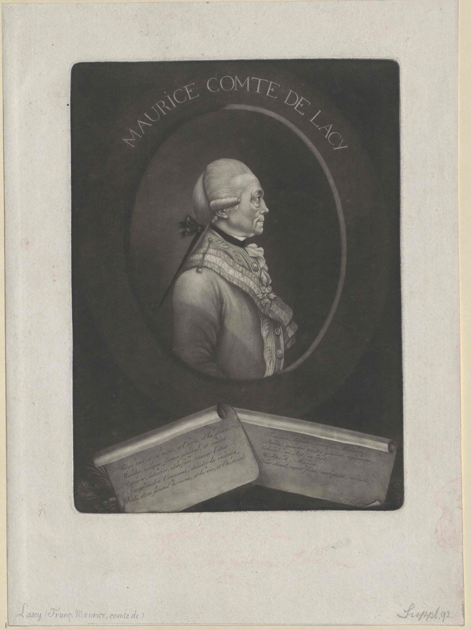Franz Moritz Graf Lacy von Artist Unknown