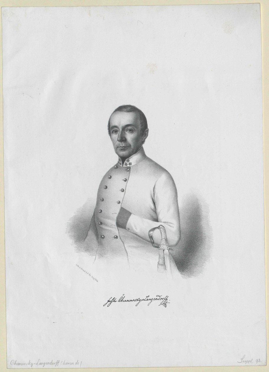 Franz Xavier Baron Chanowsky-Langendorff von Artist Unknown