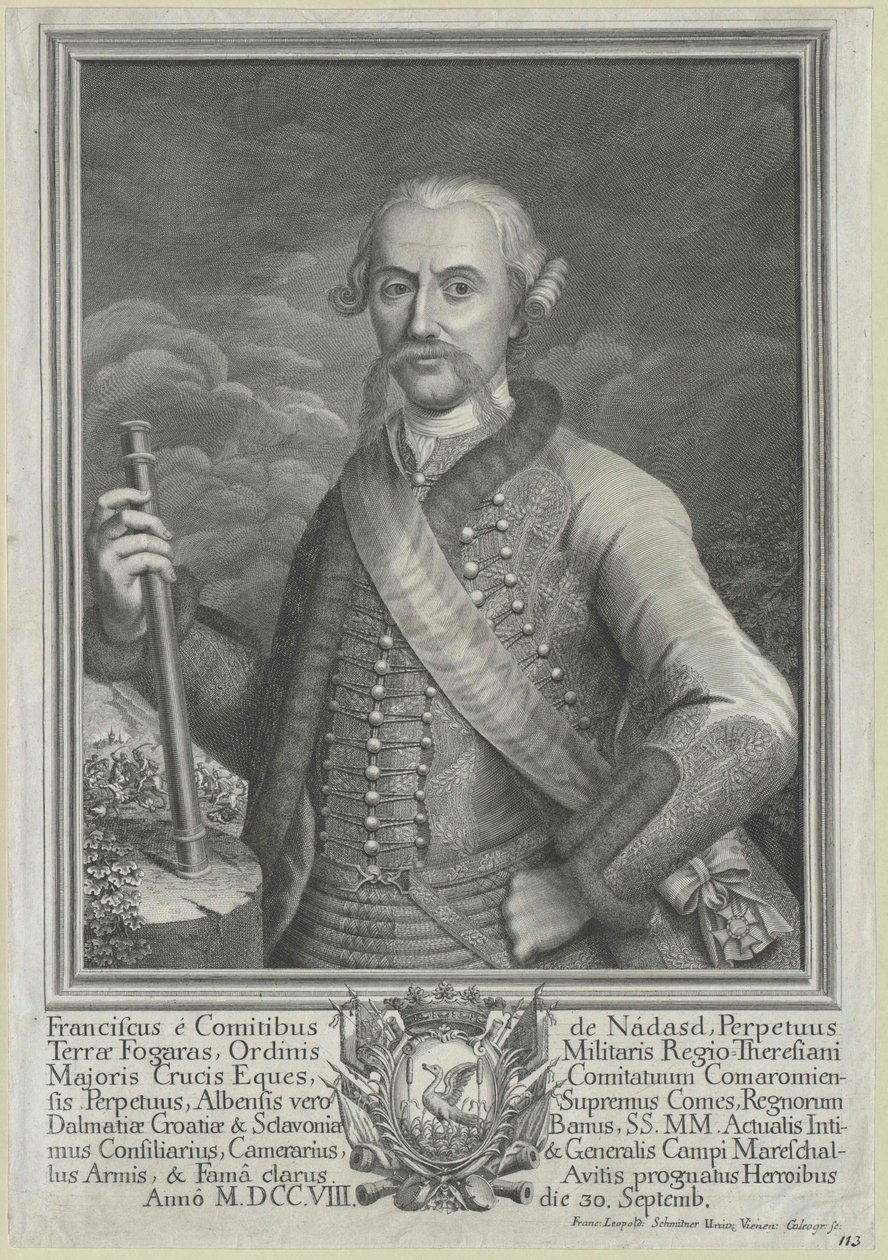Franz Graf Nádasdy-Nádasd-Fogaras von Artist Unknown