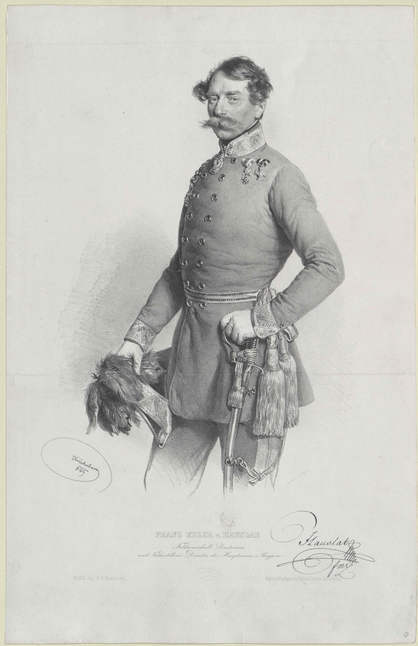 Franz Ritter Hauslab von Artist Unknown