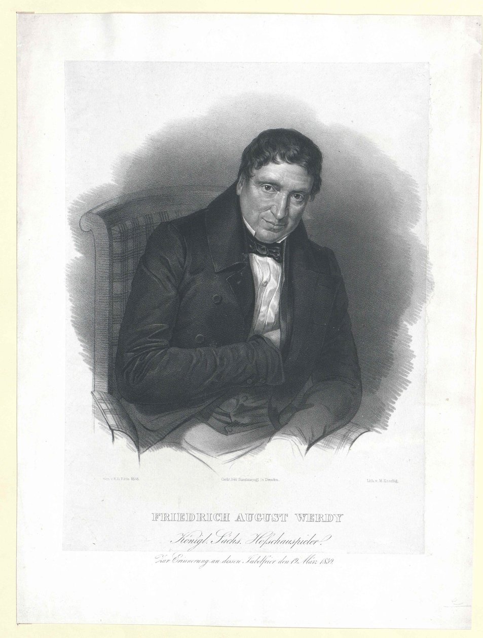 Friedrich August Werdy von Artist Unknown