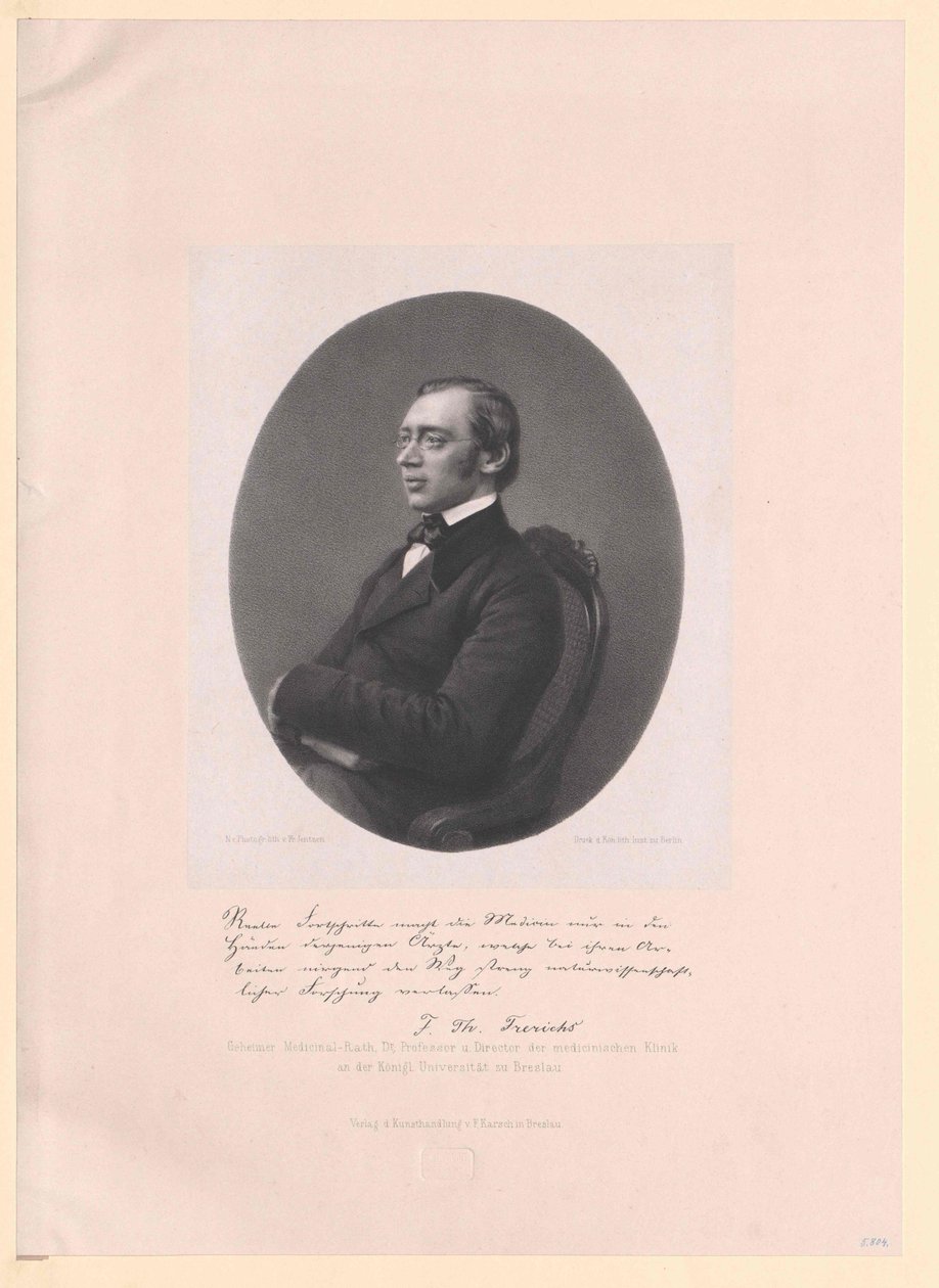 Friedrich Theodor von Frerichs von Artist Unknown