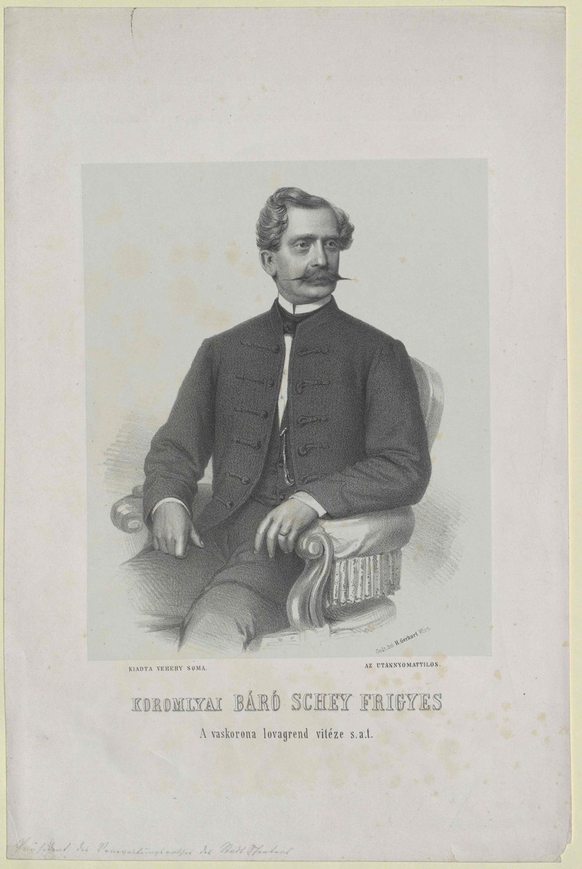 Friedrich Baron Schey-Koromla von Artist Unknown