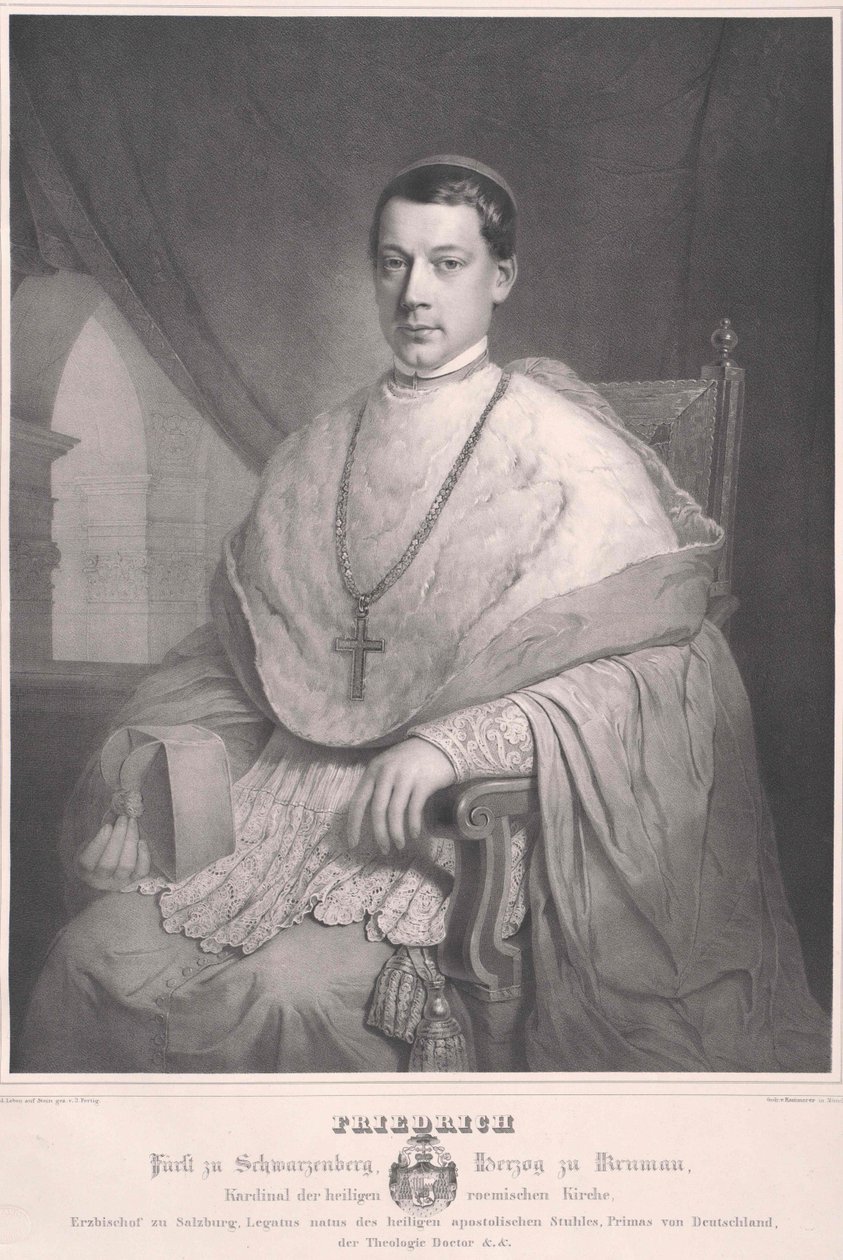 Friedrich Graf Schwarzenberg-Krumau von Artist Unknown