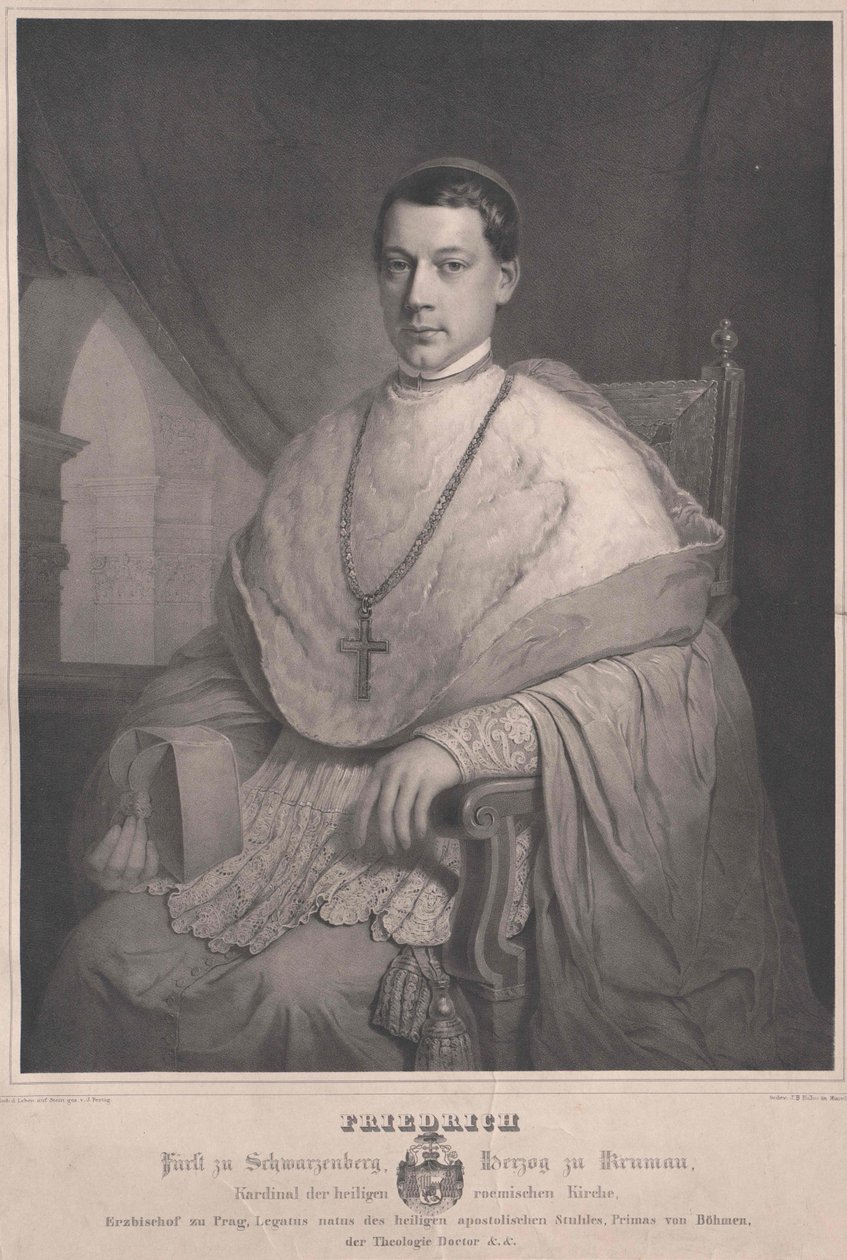 Friedrich Graf Schwarzenberg-Krumau von Artist Unknown