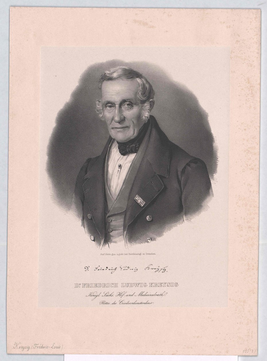 Friedrich Ludwig Kreysig von Artist Unknown
