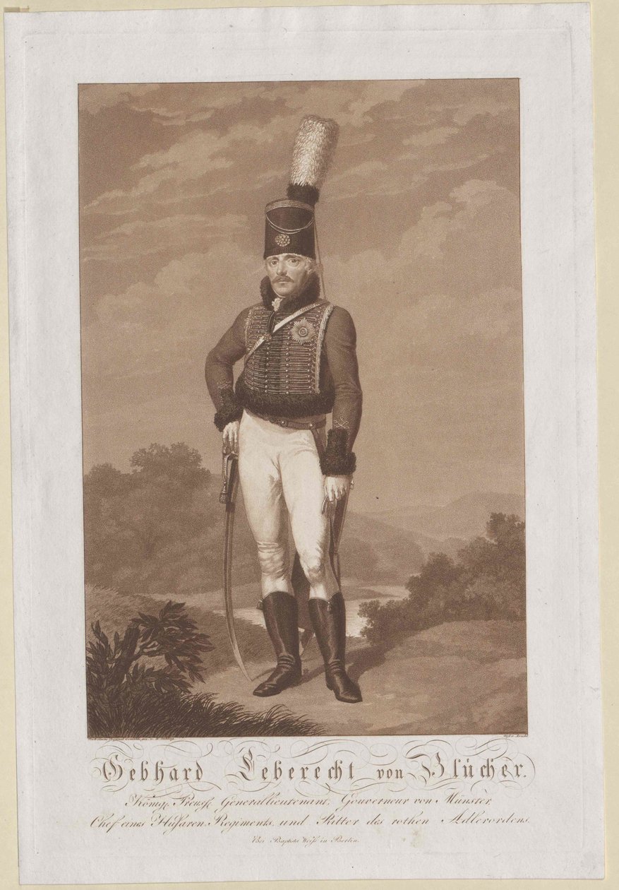 Gebhard Leberecht Blücher von Artist Unknown