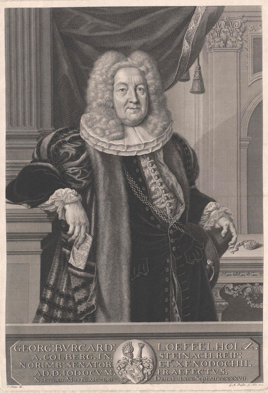 Georg Burkhard Loeffelholz von Colberg von Artist Unknown