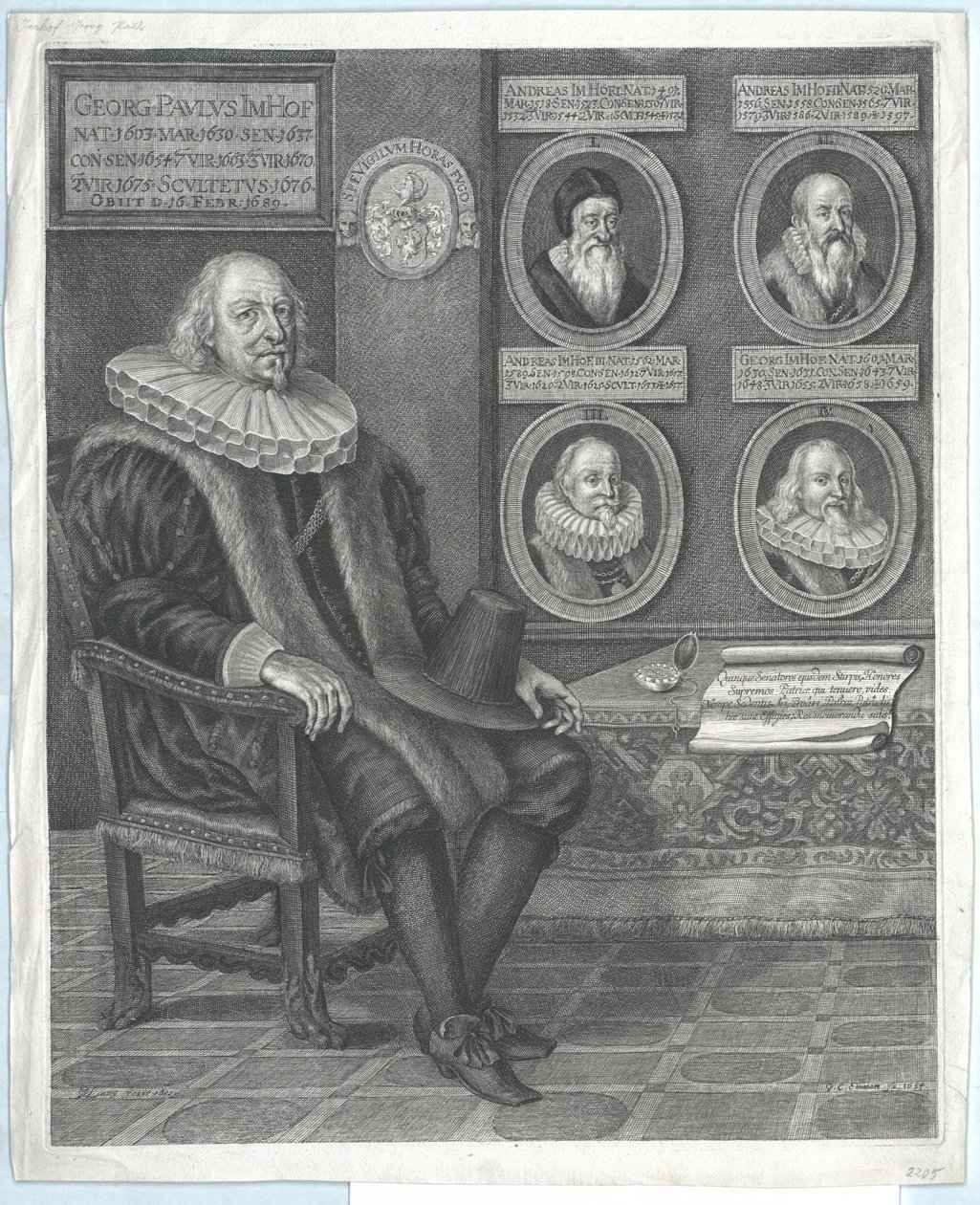 George Paul Imhof von Artist Unknown