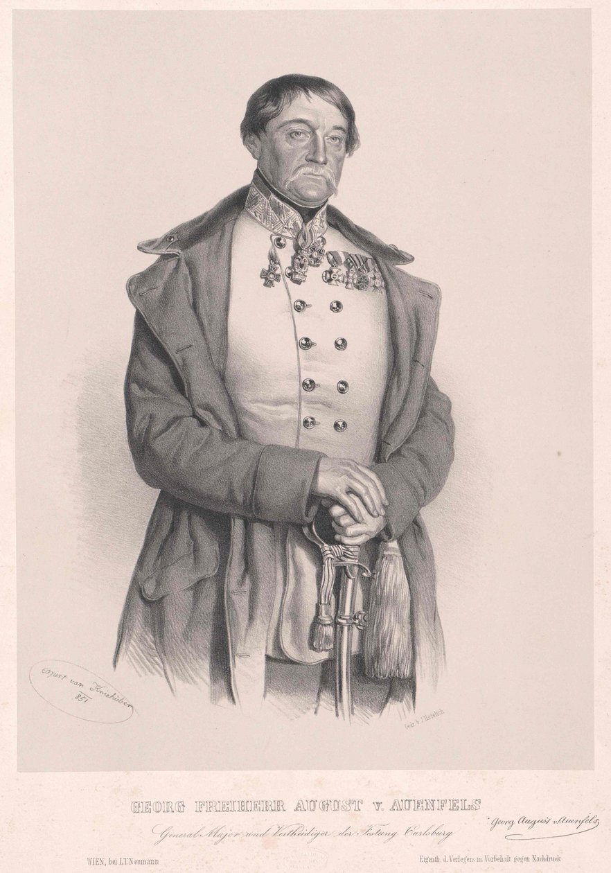 Georg Freiherr August von Auenfels von Artist Unknown