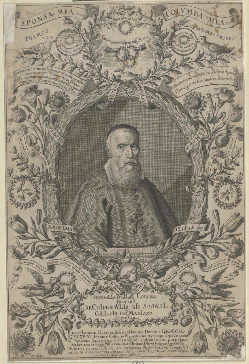 George Graf Széchenyi-Sárvár und Felsővidék (Druck) von Artist Unknown