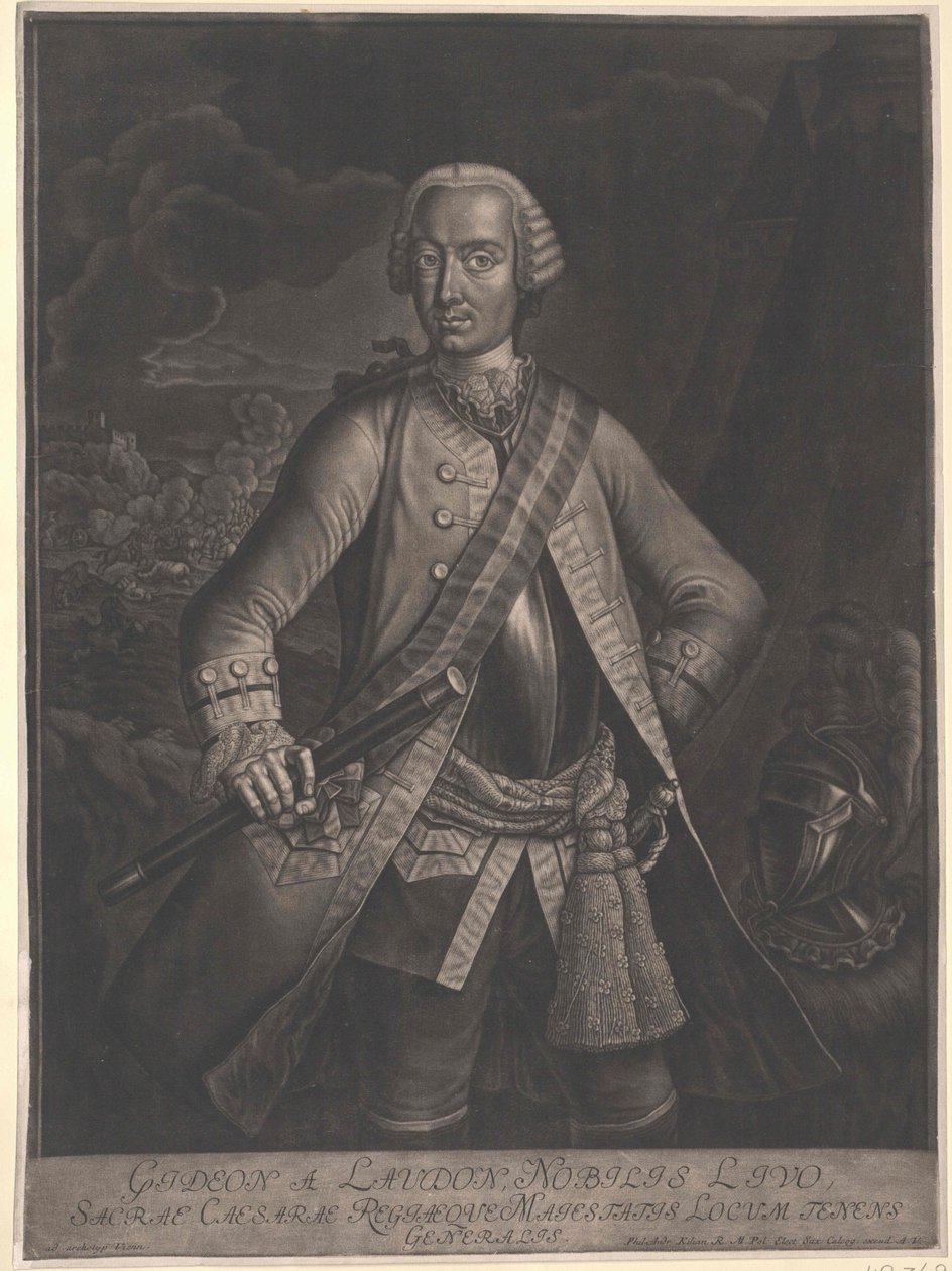 Gideon Ernst Freiherr Loudon von Artist Unknown