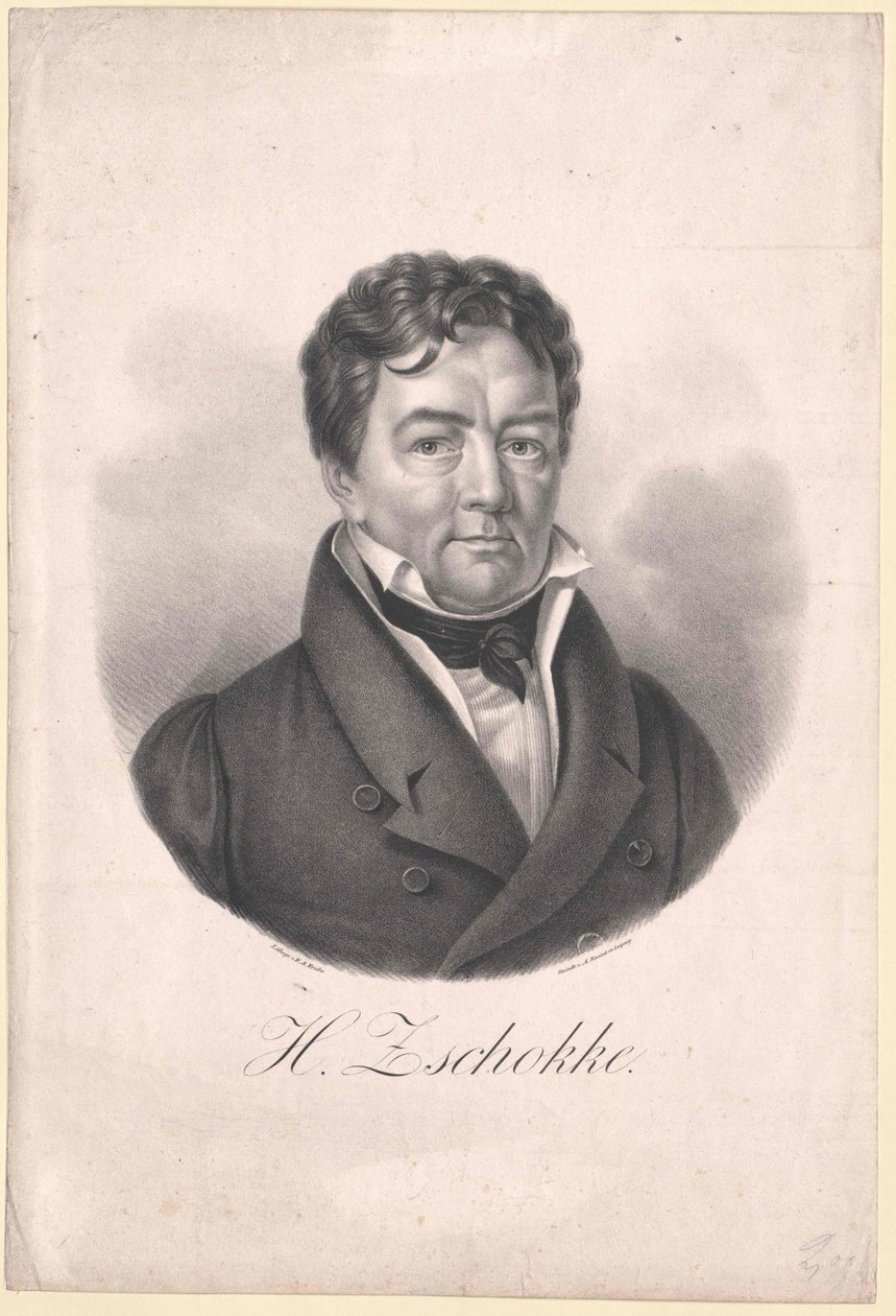 Heinrich Zschokke von Artist Unknown