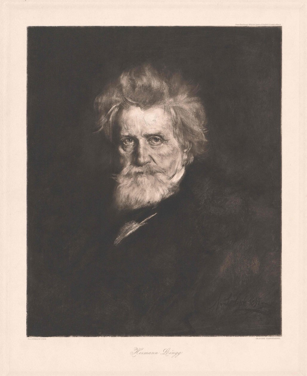 Hermann von Lingg von Artist Unknown