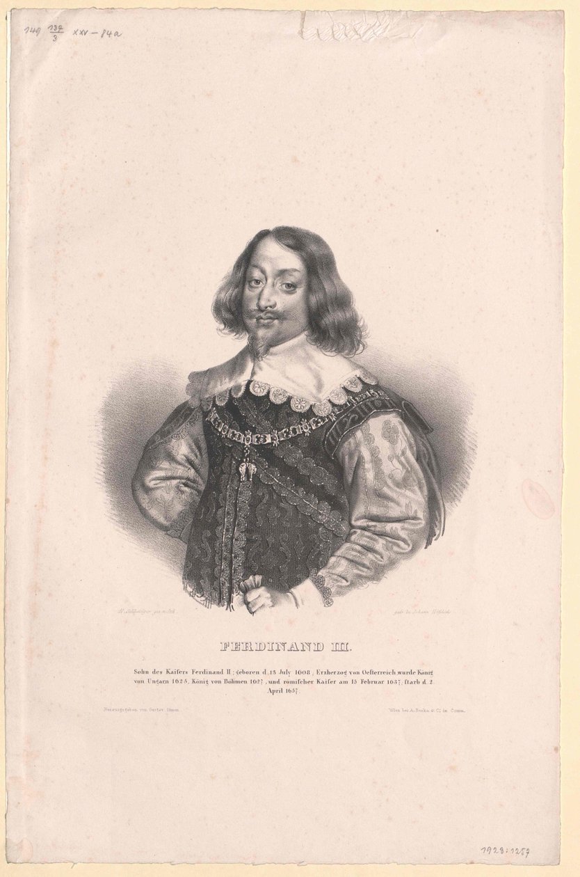Heiliger Römischer Kaiser Ferdinand III von Artist Unknown