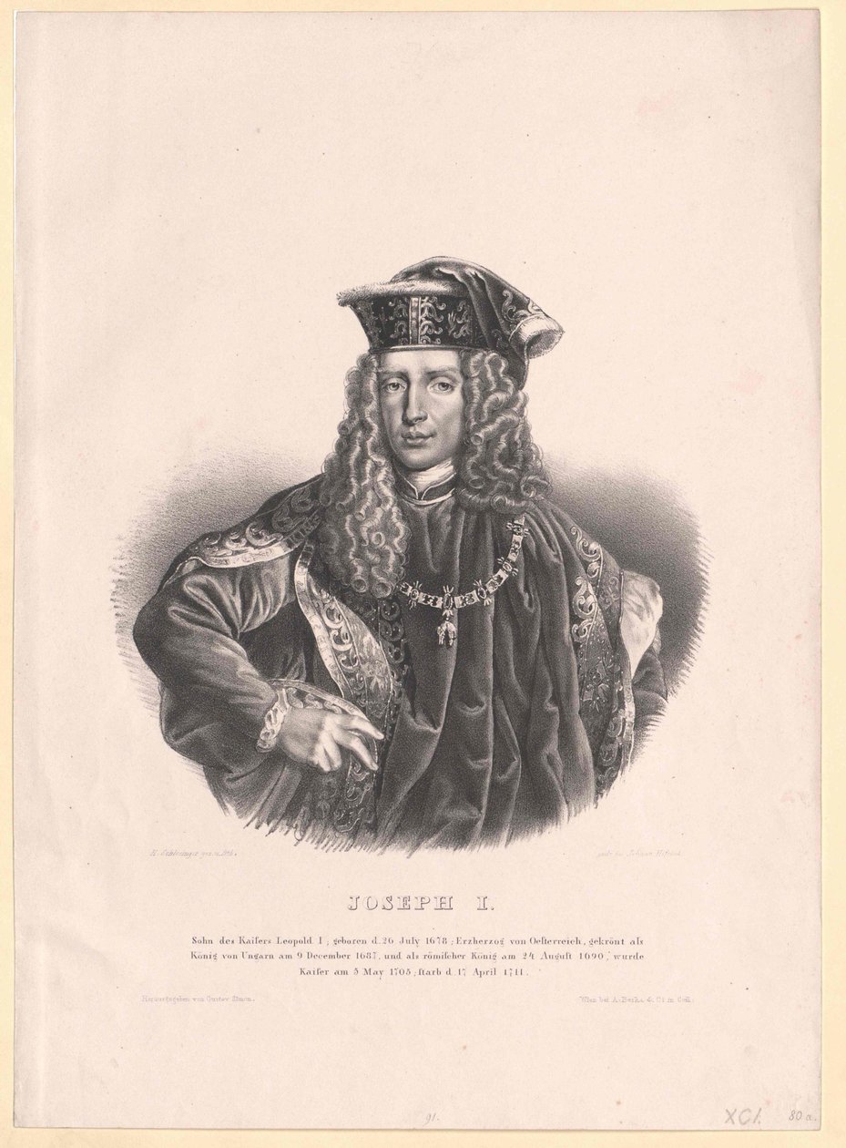 Heiliger Römischer Kaiser Joseph I. von Artist Unknown