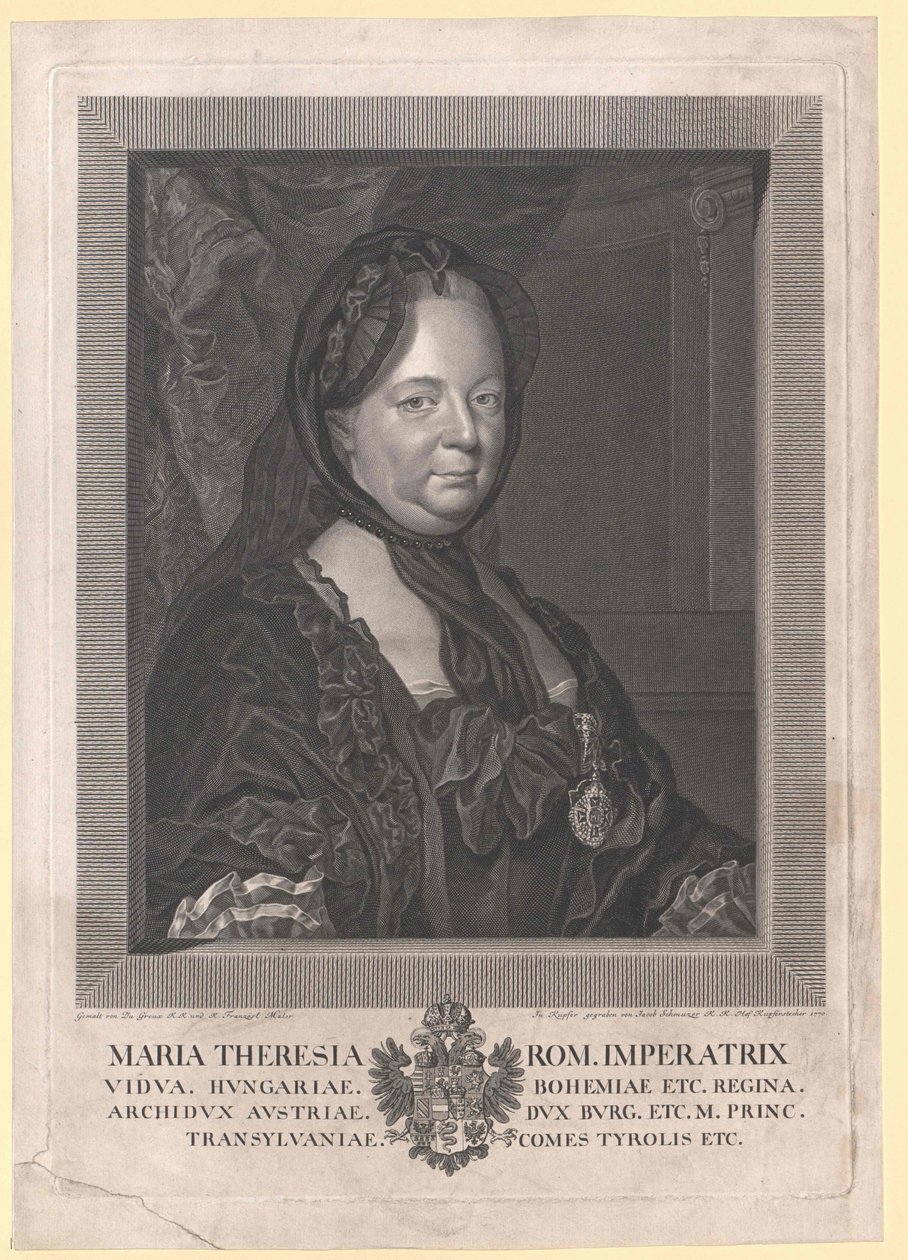 Heilige Römische Kaiserin Maria Theresia von Artist Unknown