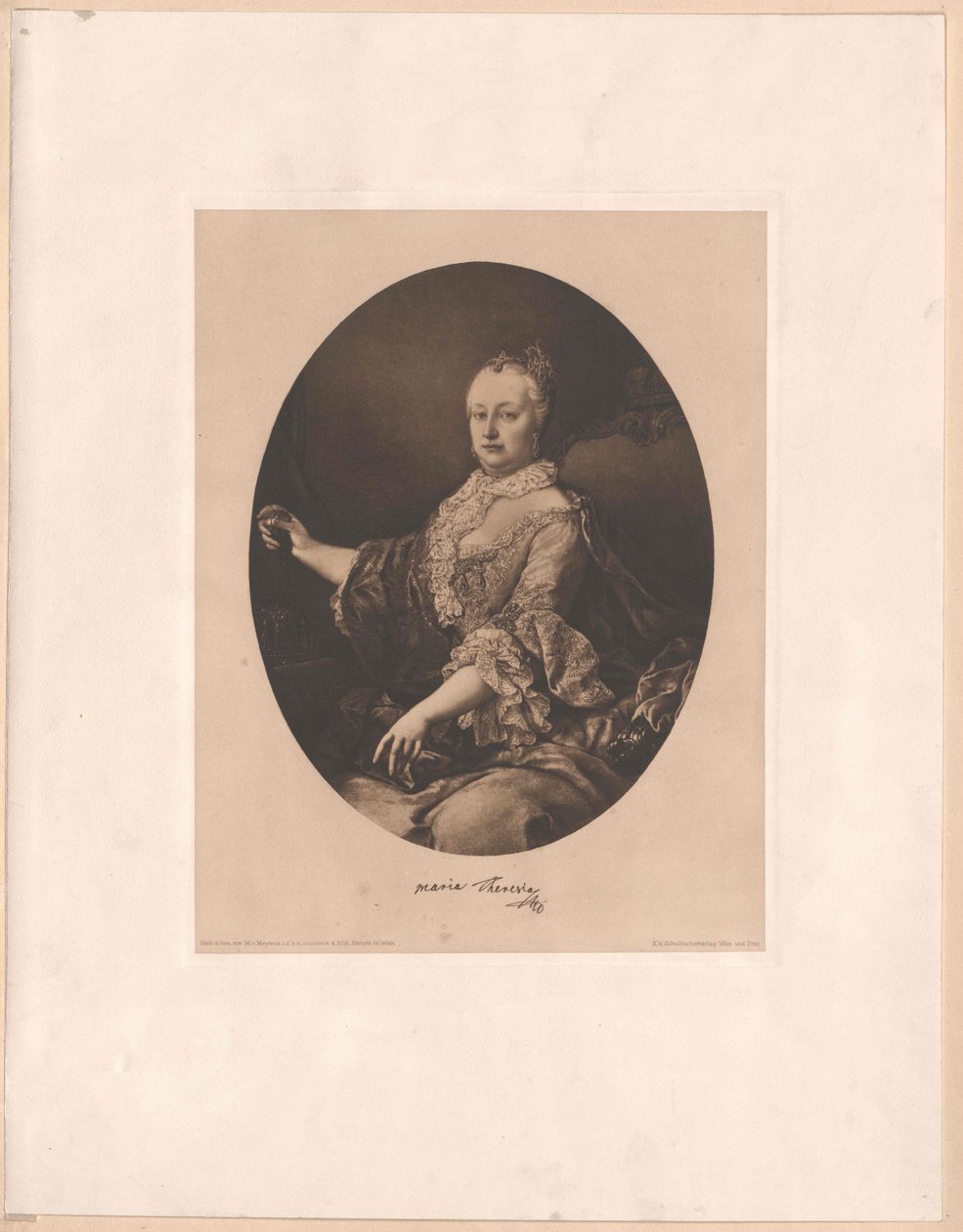 Heilige Römische Kaiserin Maria Theresia von Artist Unknown