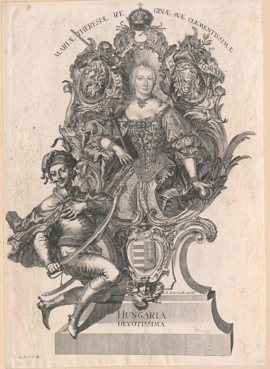 Heilige Römische Kaiserin Maria Theresia von Artist Unknown