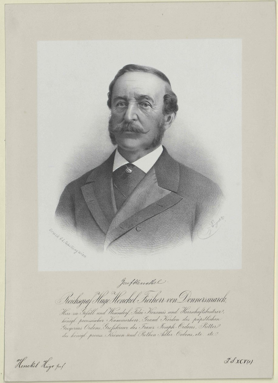 Hugo Graf Henckel-Donnersmarck von Artist Unknown