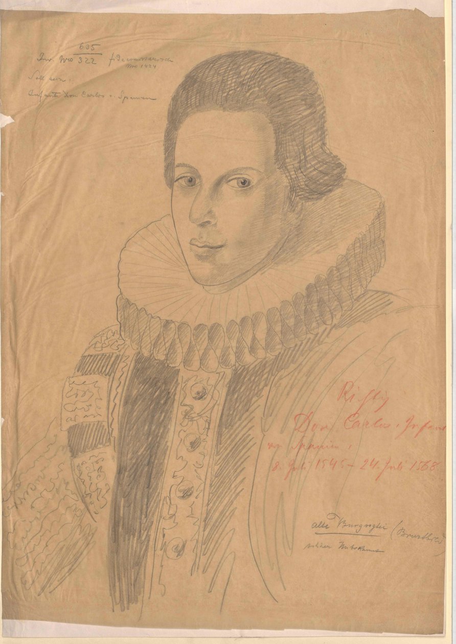 Infant von Spanien Karl von Artist Unknown