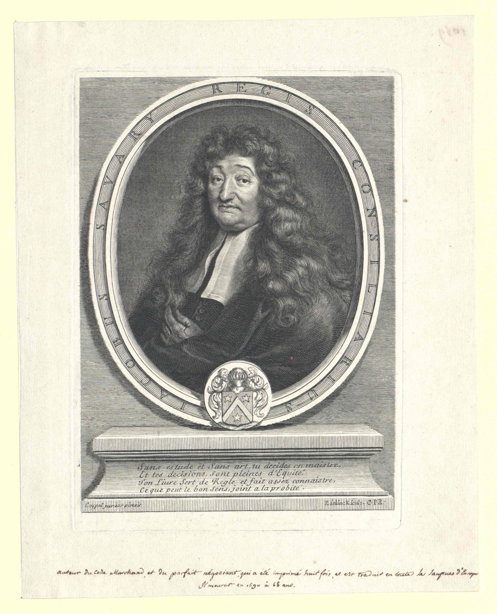 Jacques Savary (Druck) von Artist Unknown