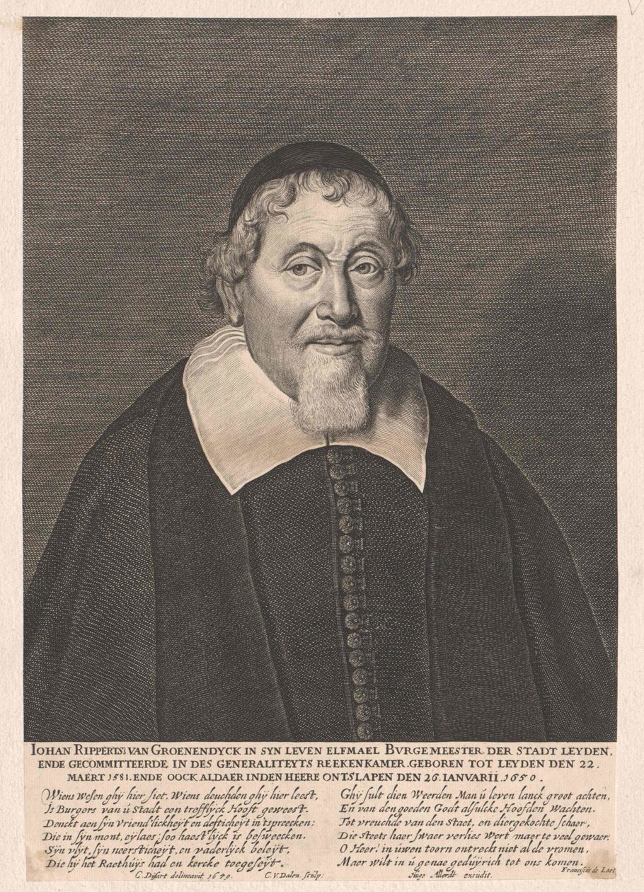 Johan Rippertsz van Groenendijck (Druck) von Artist Unknown
