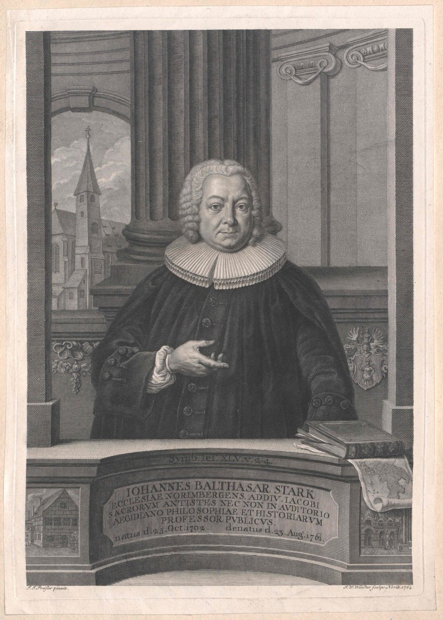 Johann Balthazar Stark von Artist Unknown
