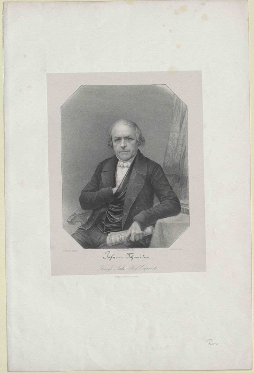 Johann Gottlob Schneider von Artist Unknown