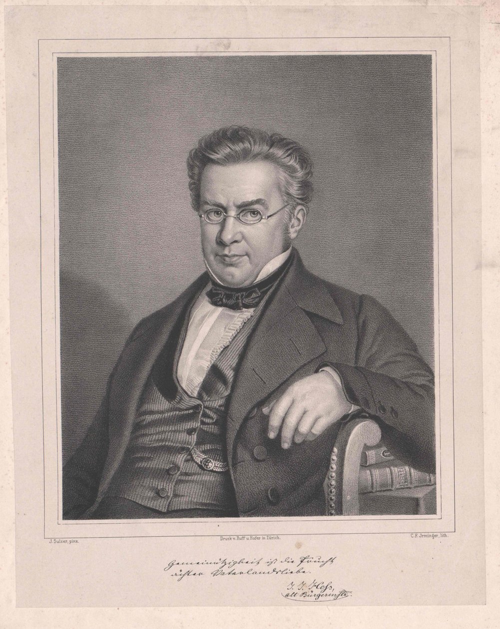 Johann Jakob Hess von Artist Unknown
