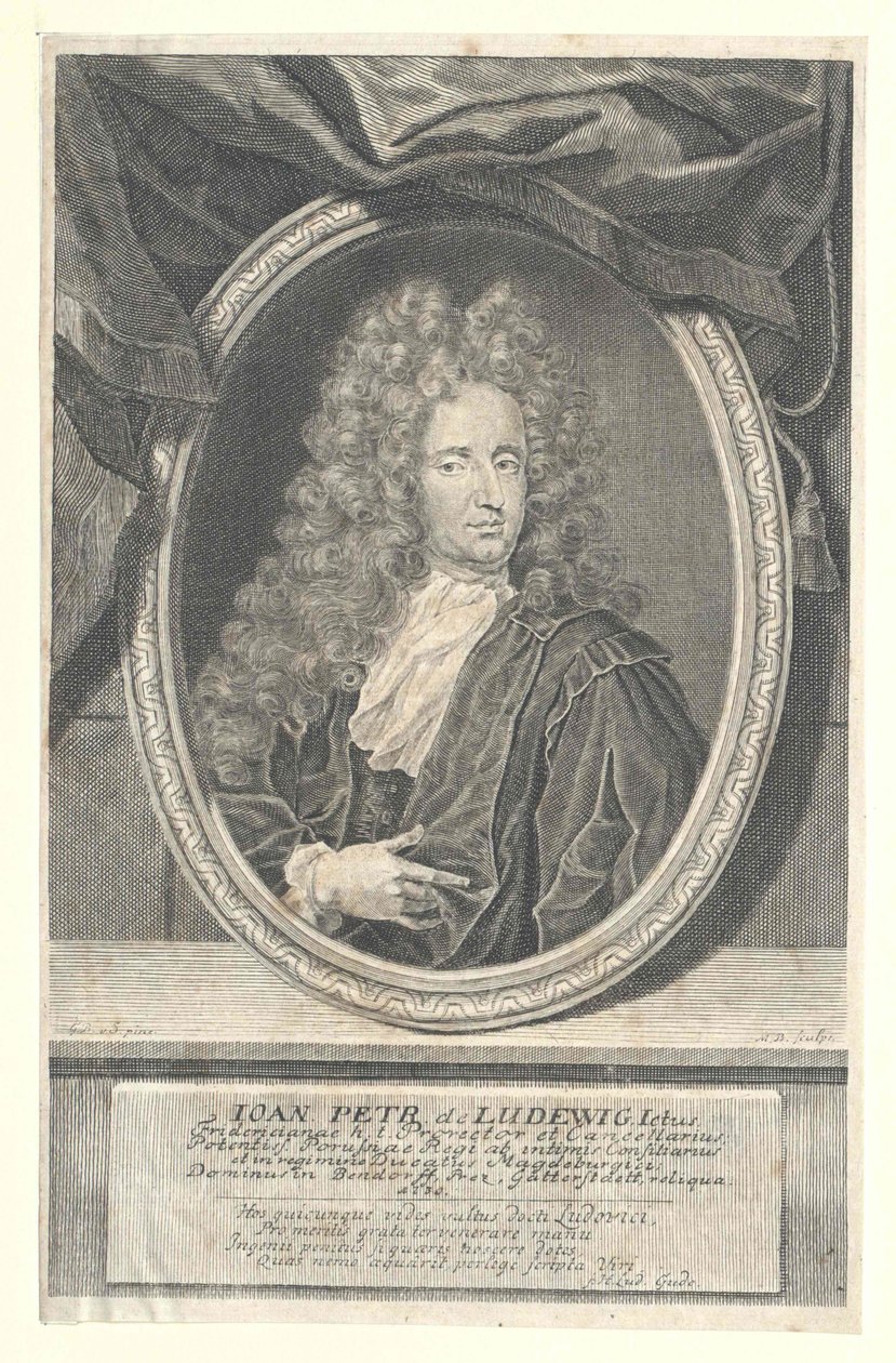 Johann Peter von Ludewig (Druck) von Artist Unknown