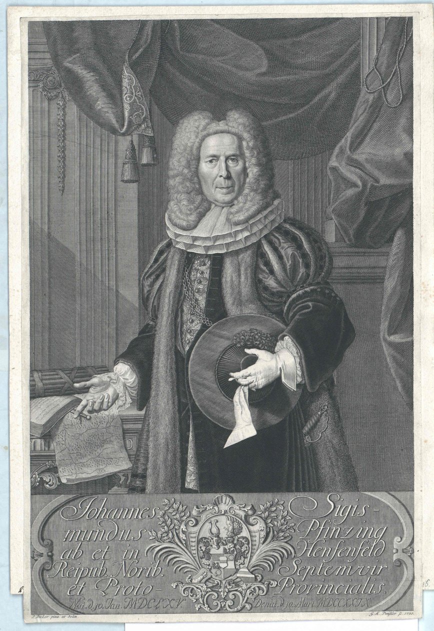 Johann Sigismund Pfinzing von Henfenfeld von Artist Unknown