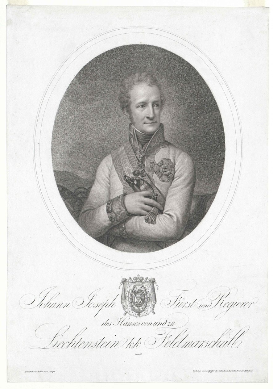 Johann Graf von Liechtenstein von Artist Unknown