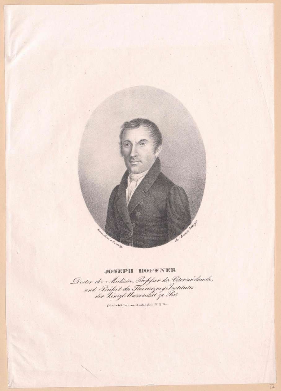 Joseph Hoffner von Artist Unknown