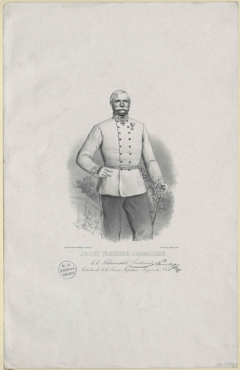 Joseph Freiherr von Bamberg von Artist Unknown