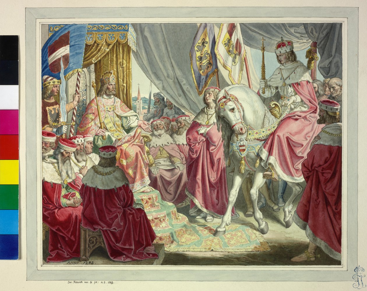 König Rudolf I. von Habsburg von Artist Unknown