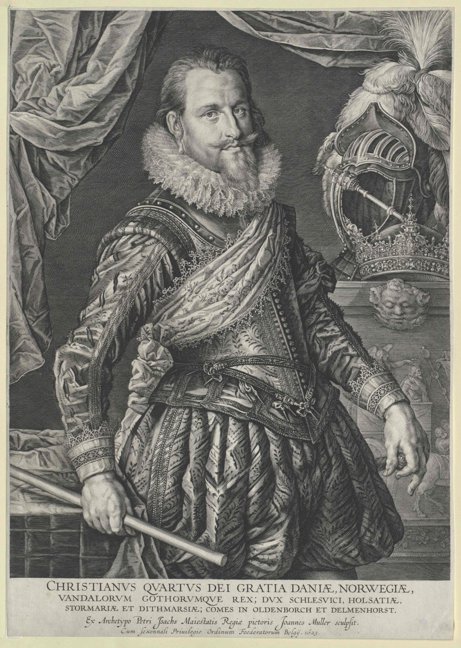 König von Dänemark Christian IV von Artist Unknown