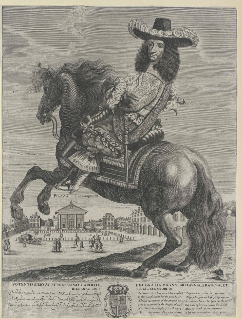 König von England Karl II. von Artist Unknown