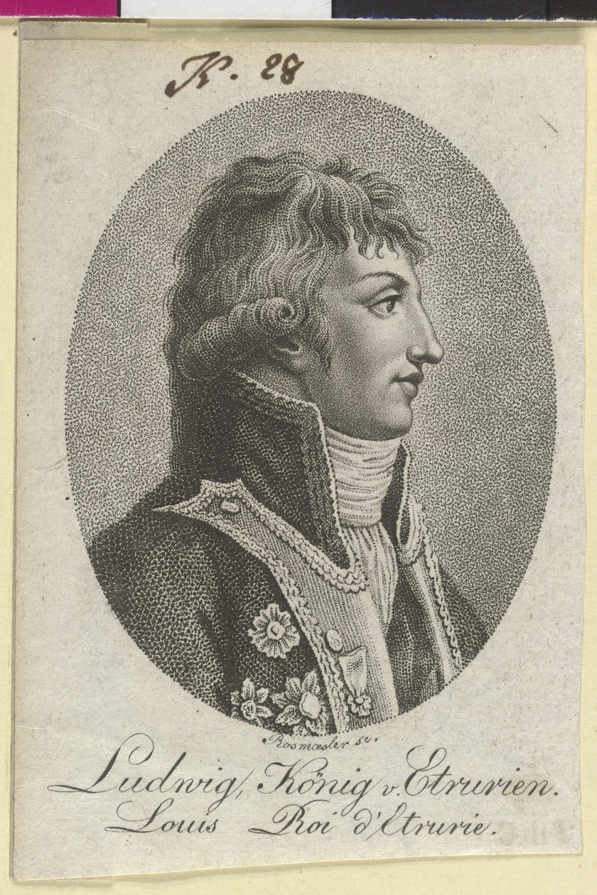 König von Etrurien Ludwig von Artist Unknown