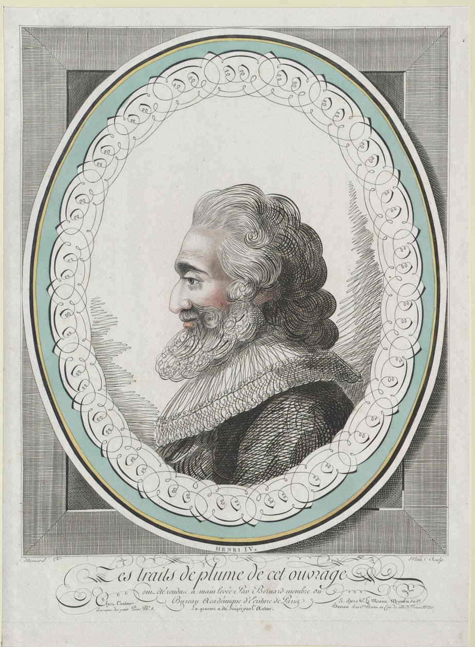König von Frankreich Heinrich IV. von Artist Unknown