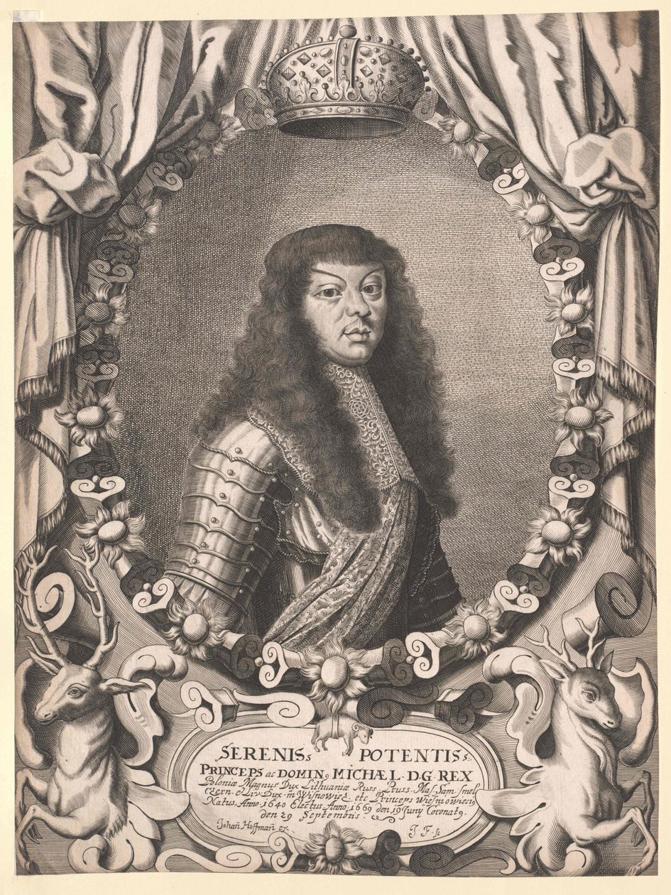 König von Polen Michael Thomas Wiesniowiecz von Artist Unknown