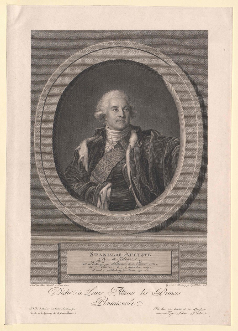 König von Polen Stanislaus II August von Artist Unknown