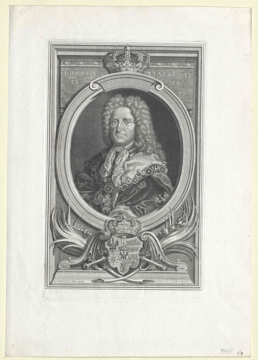König von Preußen Friedrich I. von Artist Unknown