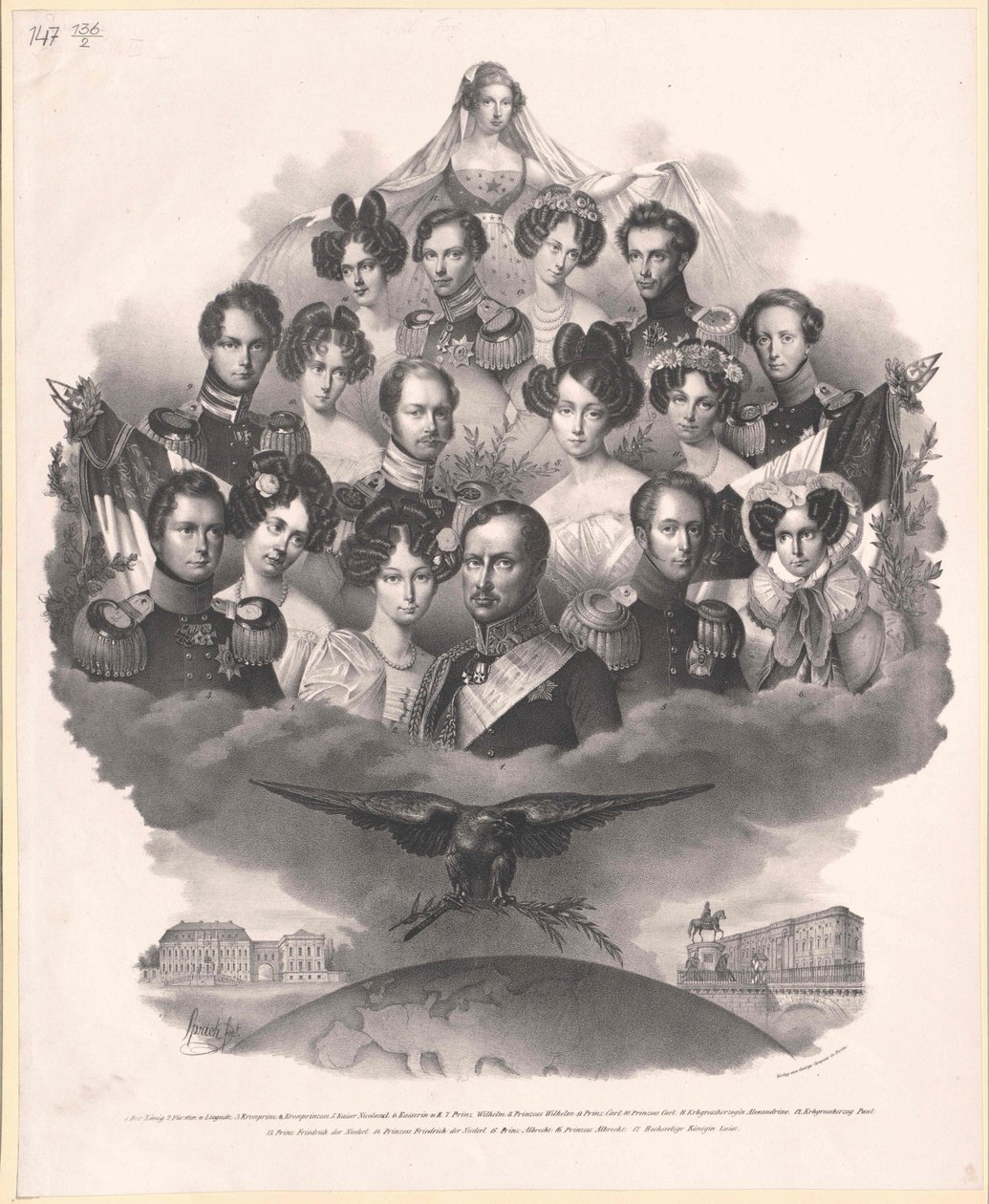 König von Preußen Friedrich Wilhelm III. von Artist Unknown