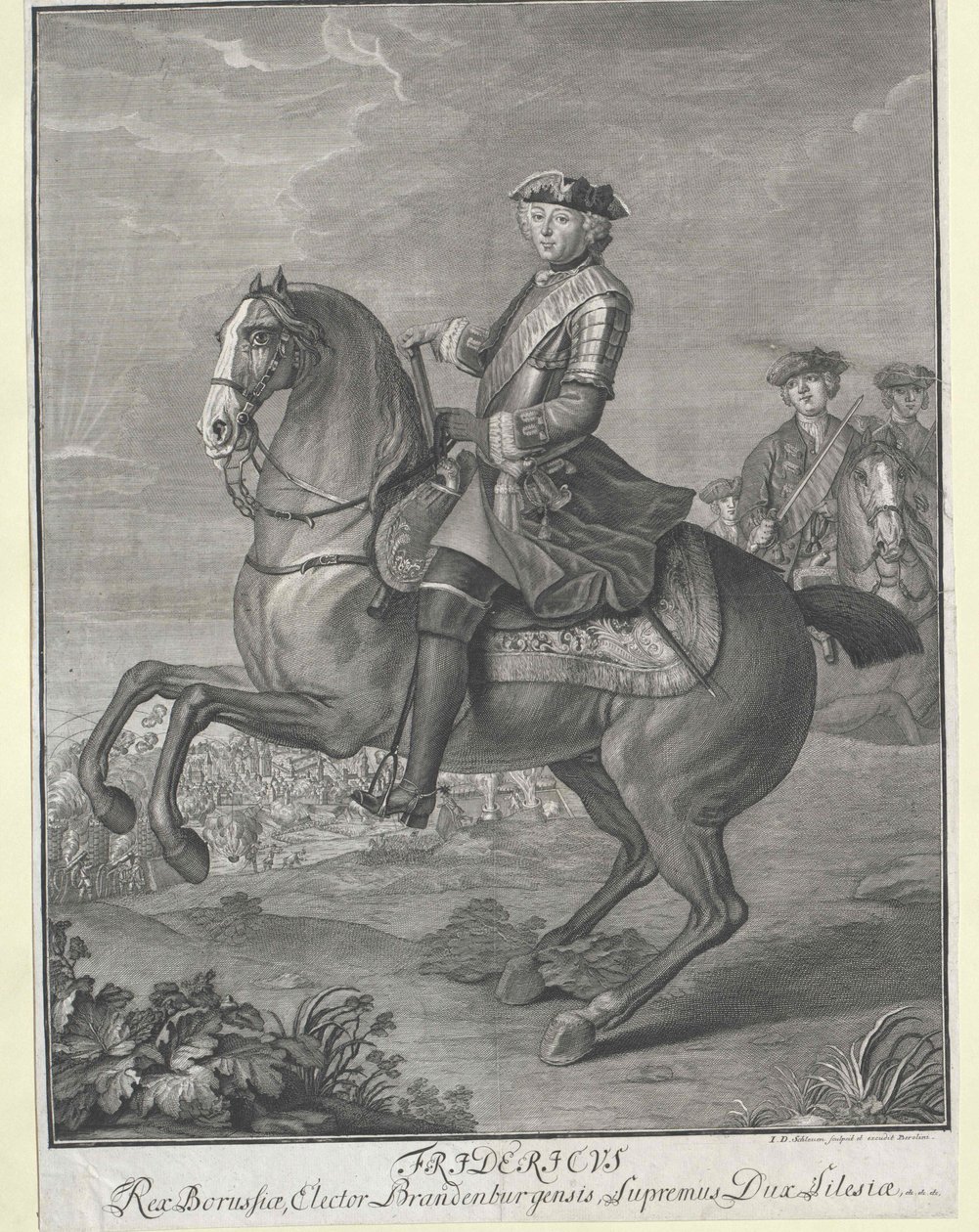 König von Preußen Friedrich II von Artist Unknown