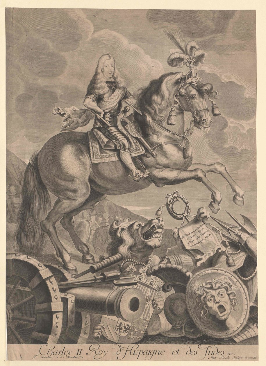 König von Spanien Karl II von Artist Unknown