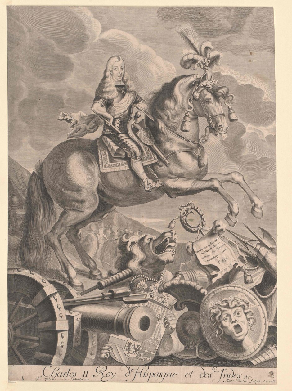 König von Spanien Karl II von Artist Unknown