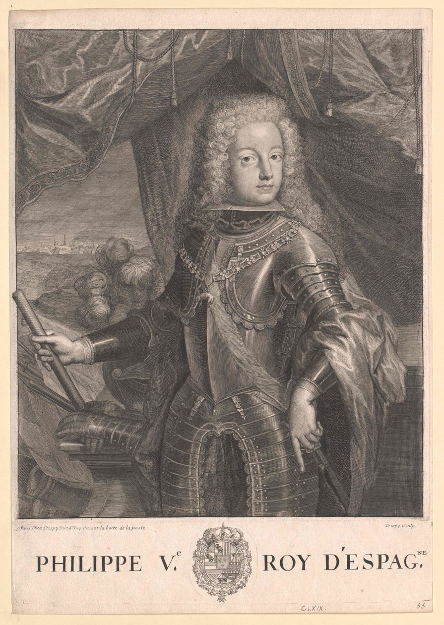 König von Spanien Philipp V. von Artist Unknown