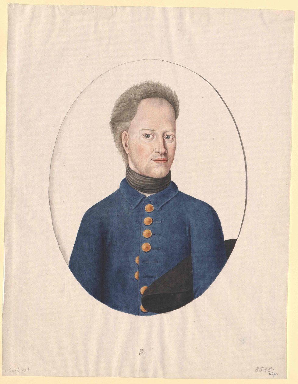 König von Schweden Karl XII. von Artist Unknown